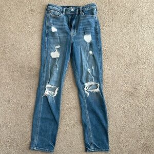 Hollister jeans ultra high rise mom jeans